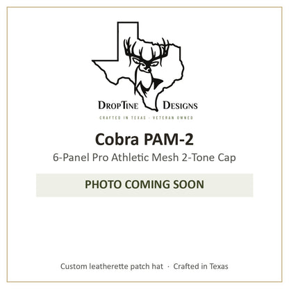 Photo coming soon: Cobra PAM-2 6-Panel Pro Athletic Mesh 2-Tone Cap