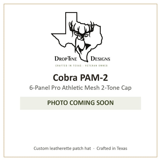 Photo coming soon: Cobra PAM-2 6-Panel Pro Athletic Mesh 2-Tone Cap