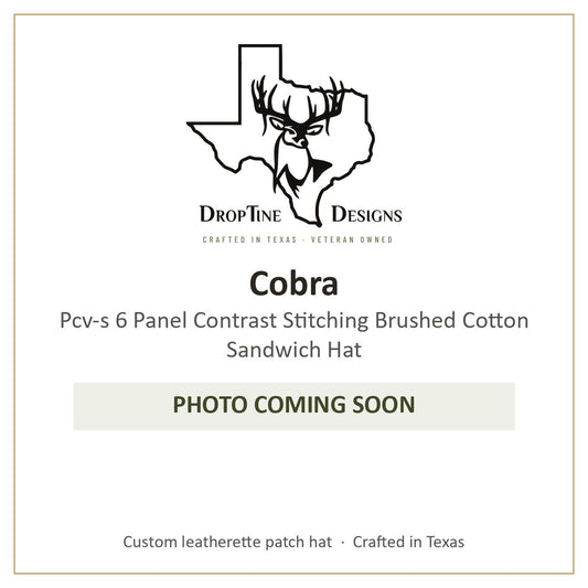 Photo coming soon: Cobra Pcv-s 6 Panel Contrast Stitching Brushed Cotton Sandwich Hat