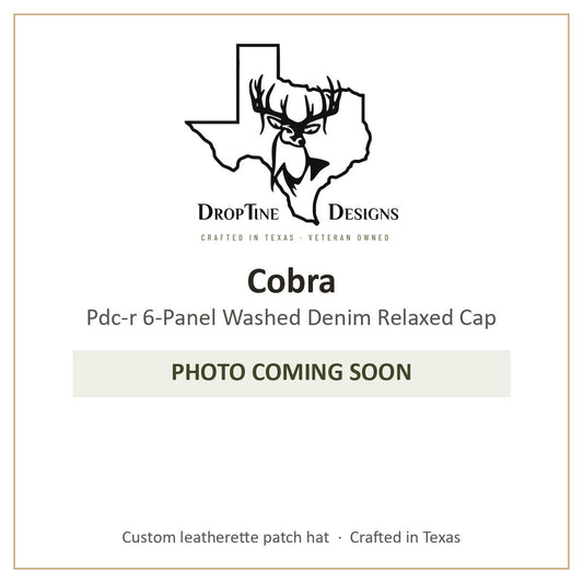 Photo coming soon: Cobra Pdc-r 6-Panel Washed Denim Relaxed Cap