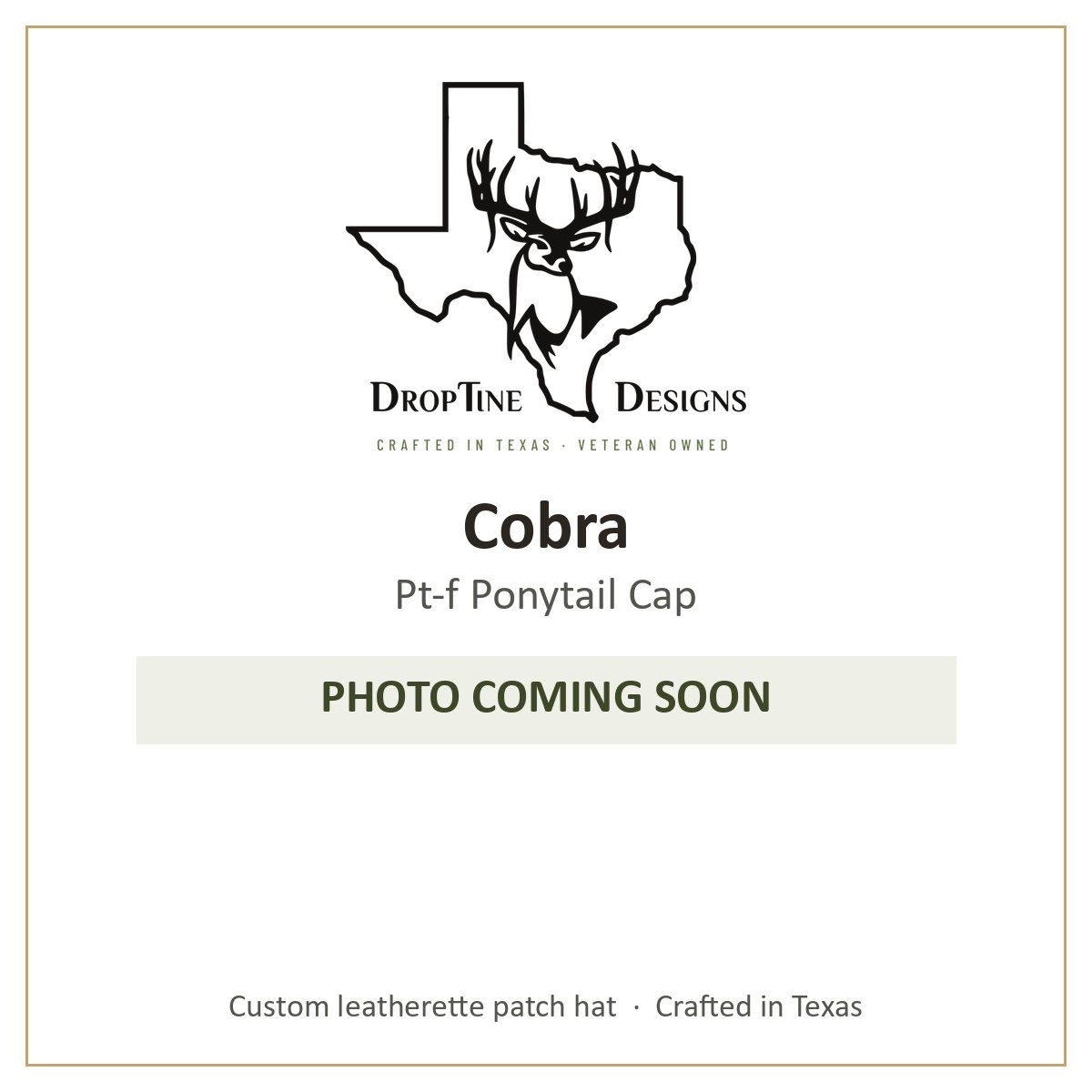 Photo coming soon: Cobra Pt-f Ponytail Cap