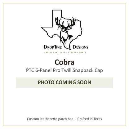 Photo coming soon: Cobra PTC 6-Panel Pro Twill Snapback Cap