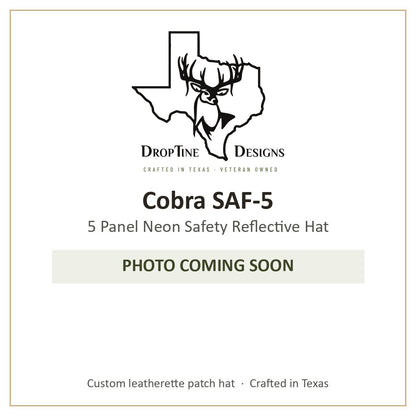 Photo coming soon: Cobra SAF-5 5 Panel Neon Safety Reflective Hat