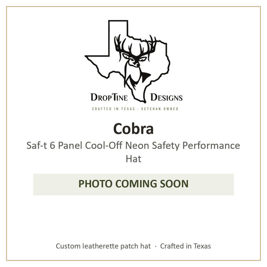 Photo coming soon: Cobra Saf-t 6 Panel Cool-Off Neon Safety Performance Hat