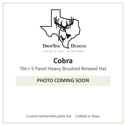 Photo coming soon: Cobra Tbt-r 5 Panel Heavy Brushed Relaxed Hat