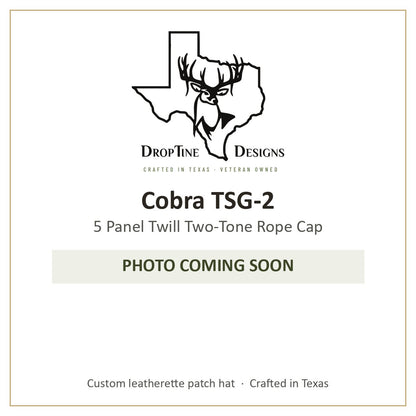 Photo coming soon: Cobra TSG-2 5 Panel Twill Two-Tone Rope Cap