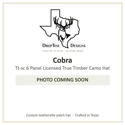 Photo coming soon: Cobra Tt-sc 6 Panel Licensed True Timber Camo Hat