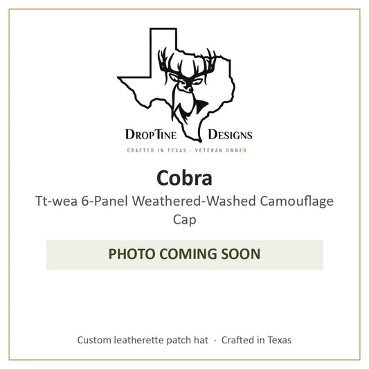 Photo coming soon: Cobra Tt-wea 6-Panel Weathered-Washed Camouflage Cap
