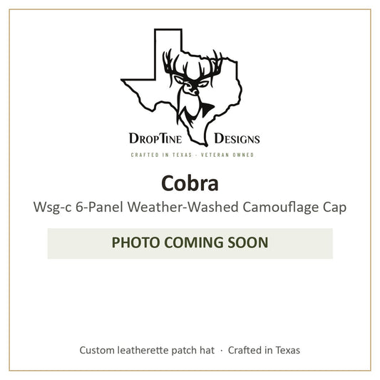 Photo coming soon: Cobra Wsg-c 6-Panel Weather-Washed Camouflage Cap