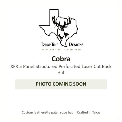 Photo coming soon: Cobra XFR 5 Panel Structured Perforated Laser Cut Back Hat