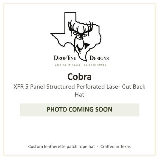 Photo coming soon: Cobra XFR 5 Panel Structured Perforated Laser Cut Back Hat
