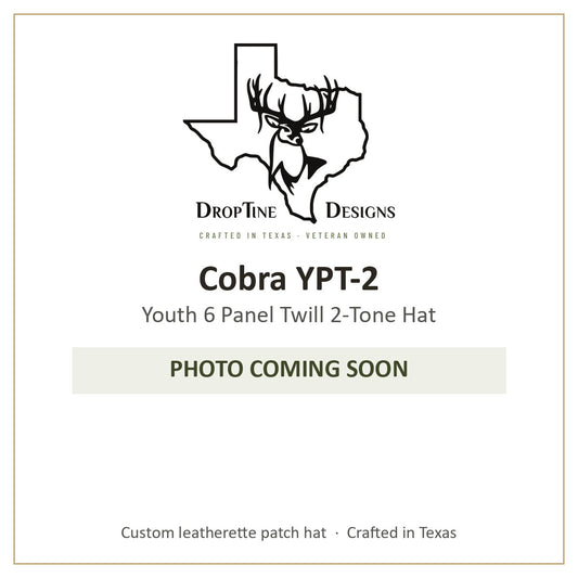 Photo coming soon: Cobra YPT-2 Youth 6 Panel Twill 2-Tone Hat