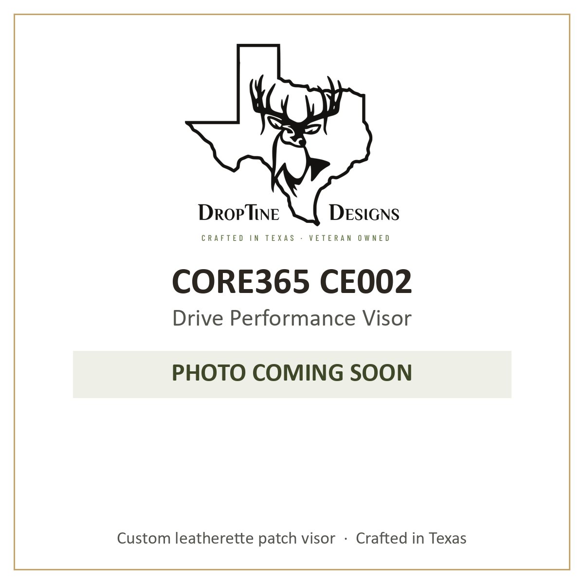 Photo coming soon: CORE365 CE002 Drive Performance Visor