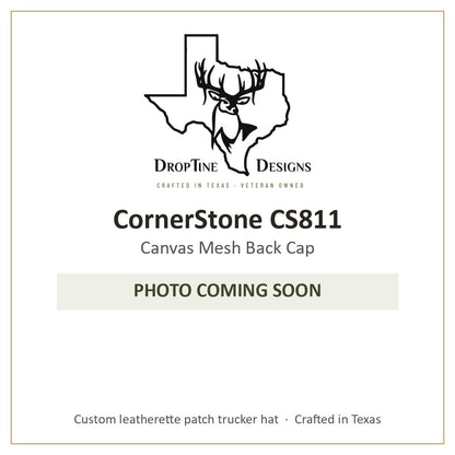Photo coming soon: CornerStone CS811 Canvas Mesh Back Cap
