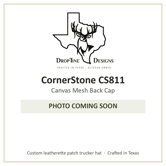 Photo coming soon: CornerStone CS811 Canvas Mesh Back Cap