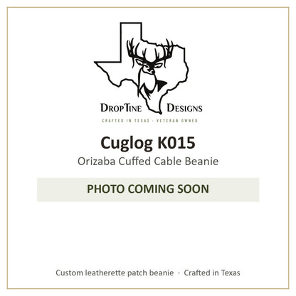 Photo coming soon: Cuglog K015 Orizaba Cuffed Cable Beanie