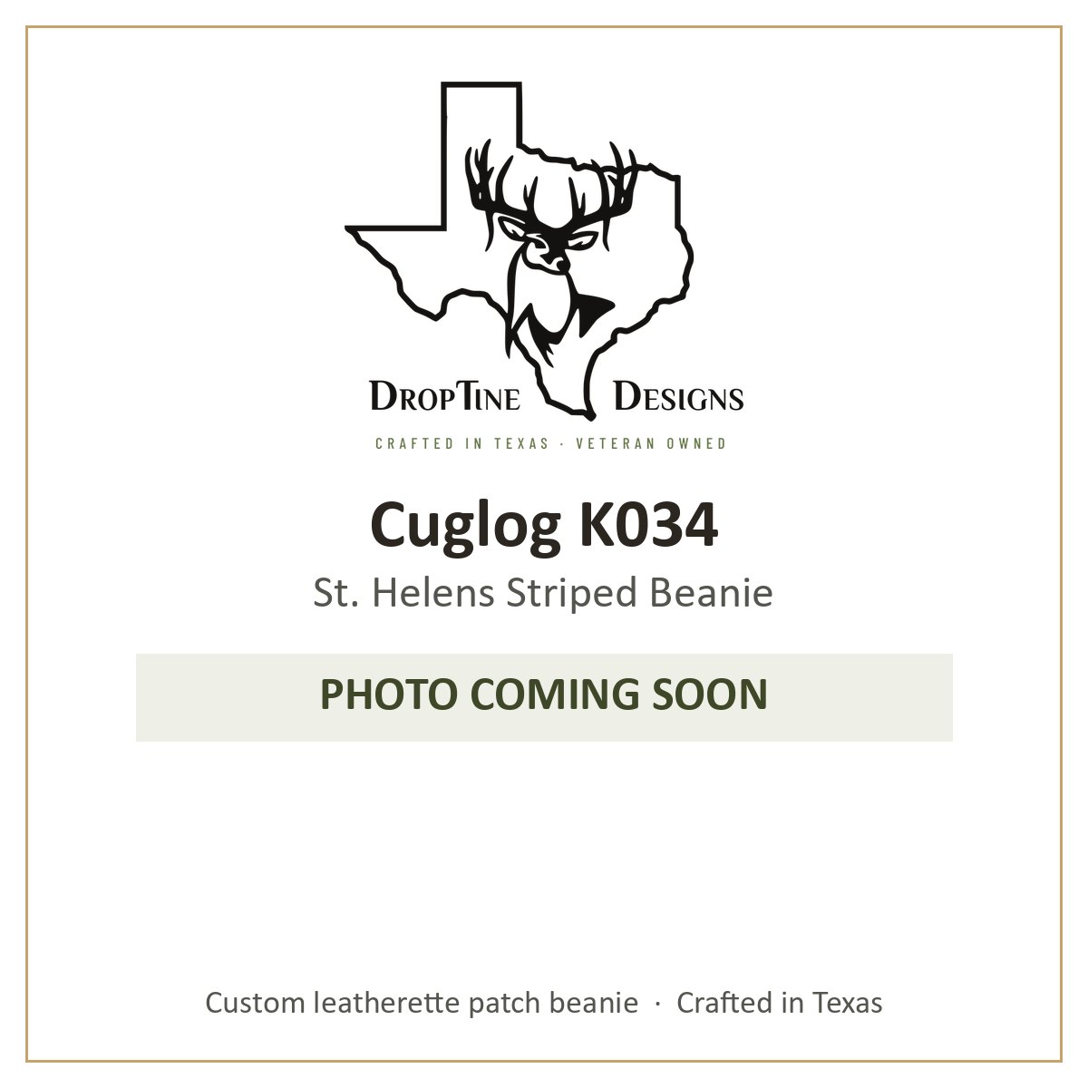 Photo coming soon: Cuglog K034 St. Helens Striped Beanie