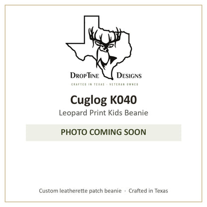 Photo coming soon: Cuglog K040 Leopard Print Kids Beanie