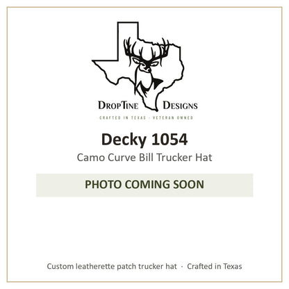 Photo coming soon: Decky 1054 Camo Curve Bill Trucker Hat