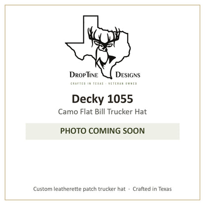 Photo coming soon: Decky 1055 Camo Flat Bill Trucker Hat
