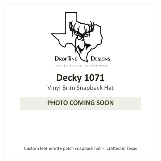 Photo coming soon: Decky 1071 Vinyl Brim Snapback Hat