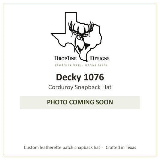 Photo coming soon: Decky 1076 Corduroy Snapback Hat