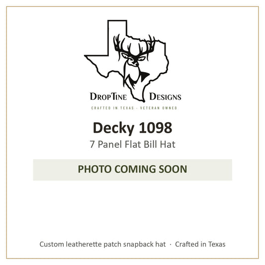 Photo coming soon: Decky 1098 7 Panel Flat Bill Hat