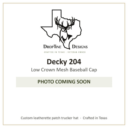 Photo coming soon: Decky 204 Low Crown Mesh Baseball Cap