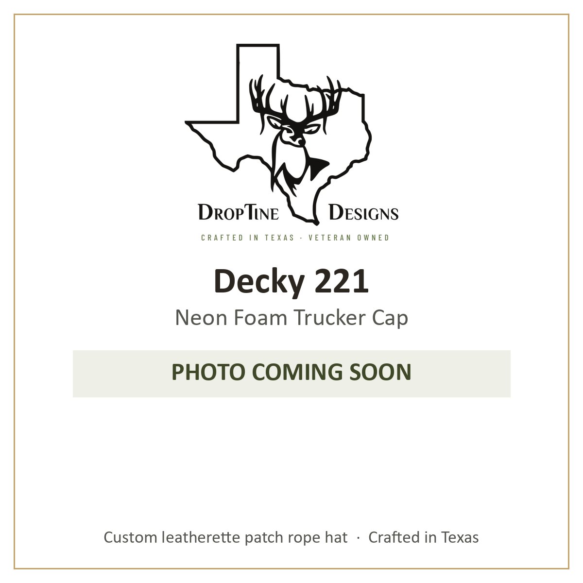 Photo coming soon: Decky 221 Neon Foam Trucker Cap