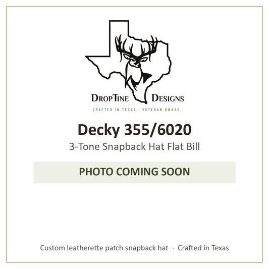 Photo coming soon: Decky 355/6020 3-Tone Snapback Hat Flat Bill