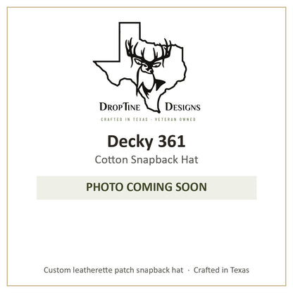 Photo coming soon: Decky 361 Cotton Snapback Hat