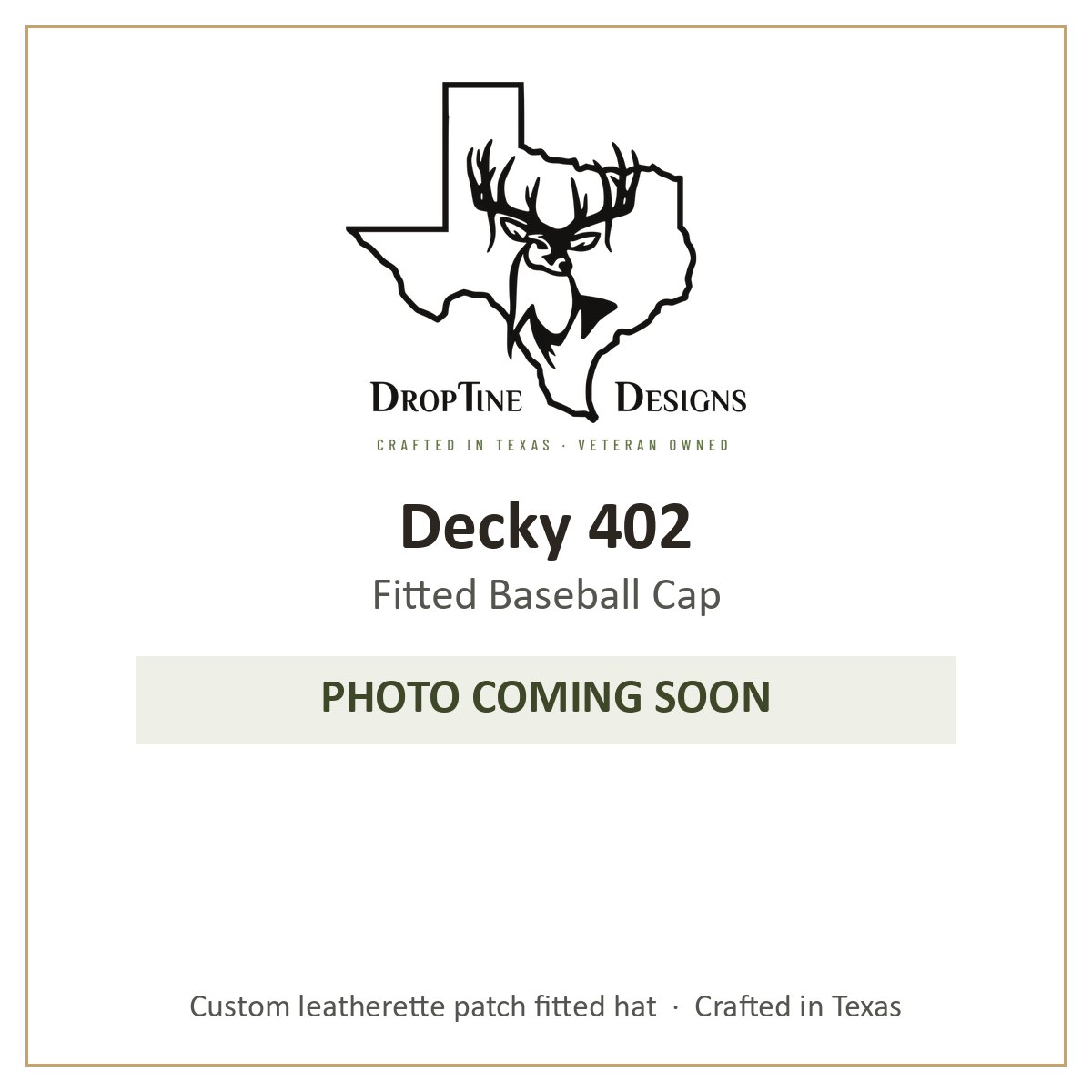 Photo coming soon: Decky 402 Fitted Baseball Cap