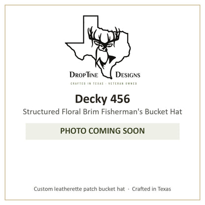 Photo coming soon: Decky 456 Structured Floral Brim Fisherman's Bucket Hat