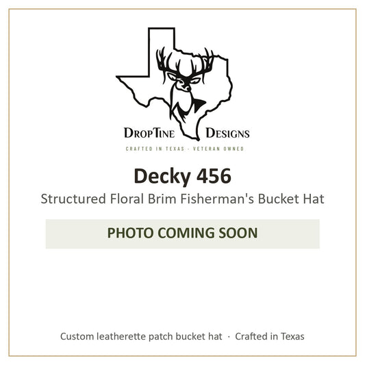 Photo coming soon: Decky 456 Structured Floral Brim Fisherman's Bucket Hat