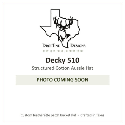 Photo coming soon: Decky 510 Structured Cotton Aussie Hat