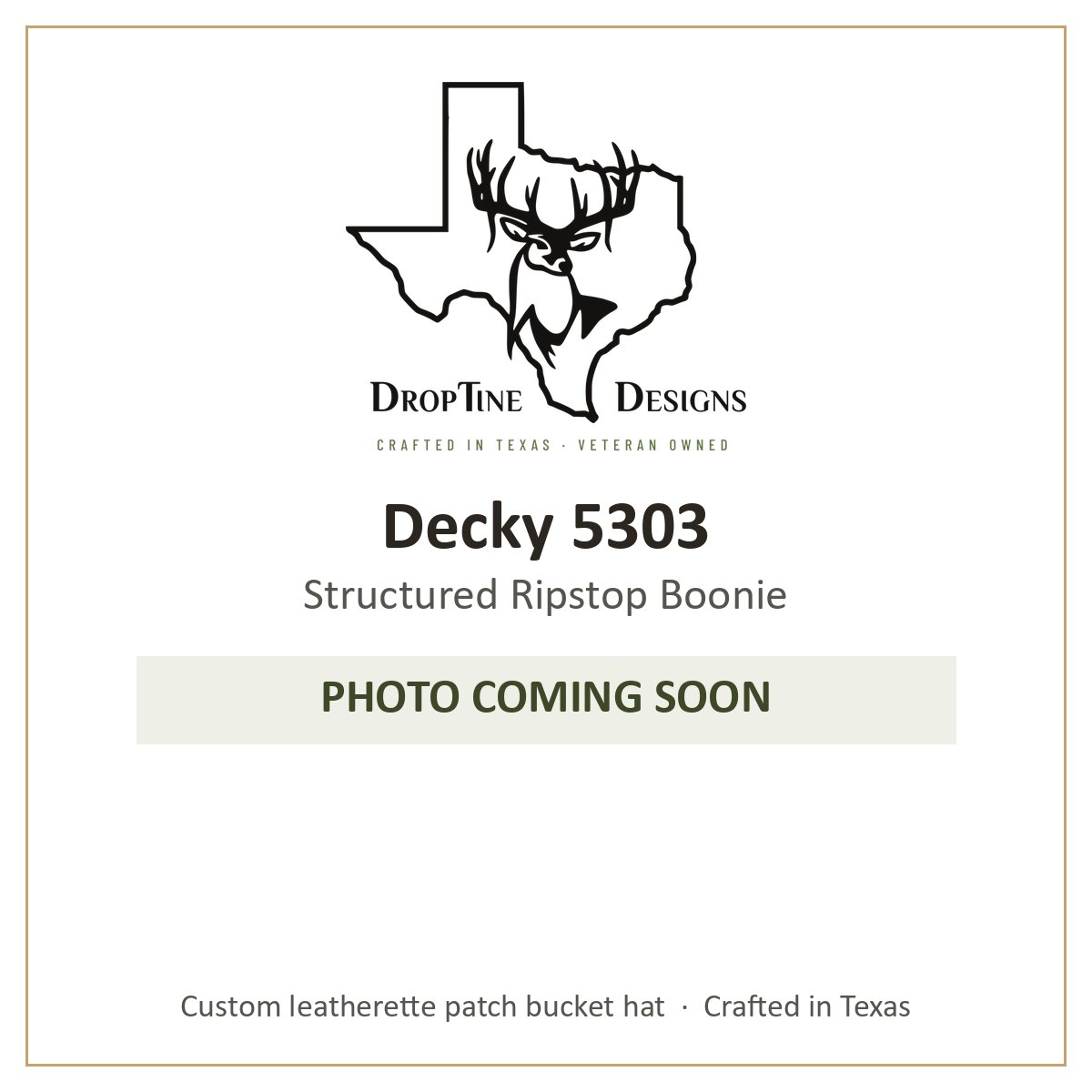Photo coming soon: Decky 5303 Structured Ripstop Boonie