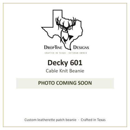 Photo coming soon: Decky 601 Cable Knit Beanie