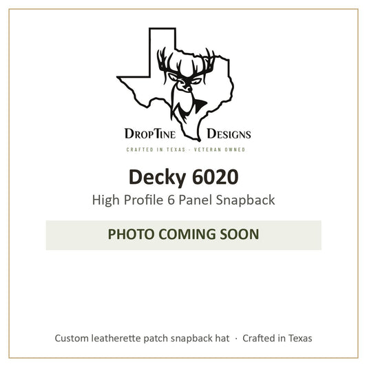 Photo coming soon: Decky 6020 High Profile 6 Panel Snapback