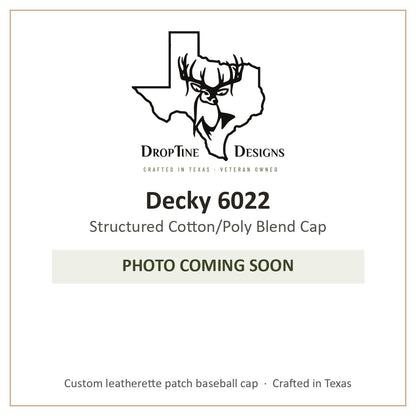 Photo coming soon: Decky 6022 Structured Cotton/Poly Blend Cap
