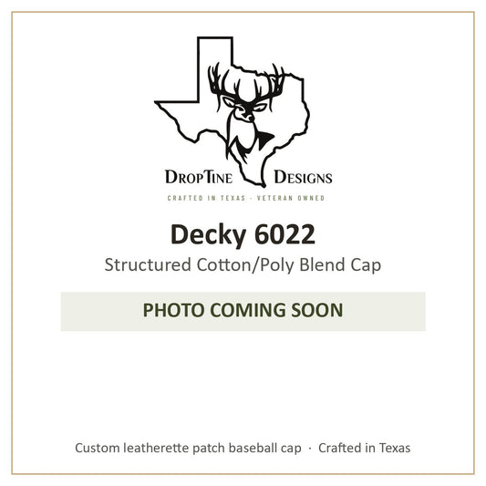 Photo coming soon: Decky 6022 Structured Cotton/Poly Blend Cap
