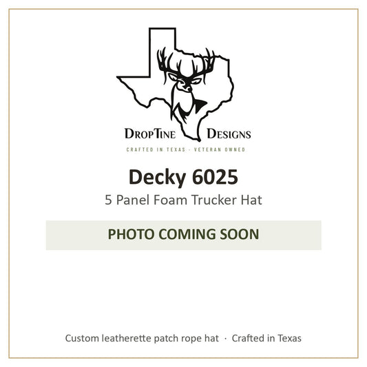 Photo coming soon: Decky 6025 5 Panel Foam Trucker Hat
