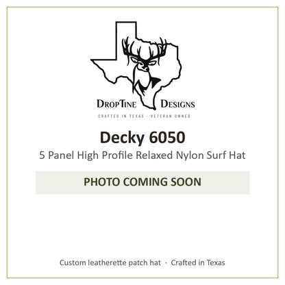 Photo coming soon: Decky 6050 5 Panel High Profile Relaxed Nylon Surf Hat
