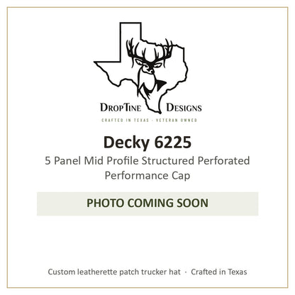 Photo coming soon: Decky 6225 5 Panel Mid Profile Structured Perforated Performance Cap