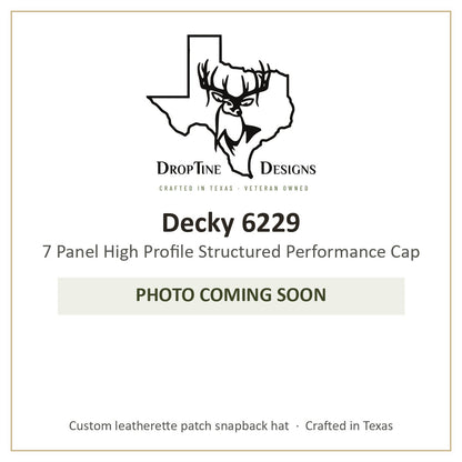 Photo coming soon: Decky 6229 7 Panel High Profile Structured Performance Cap