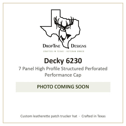 Photo coming soon: Decky 6230 7 Panel High Profile Structured Perforated Performance Cap