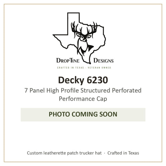Photo coming soon: Decky 6230 7 Panel High Profile Structured Perforated Performance Cap