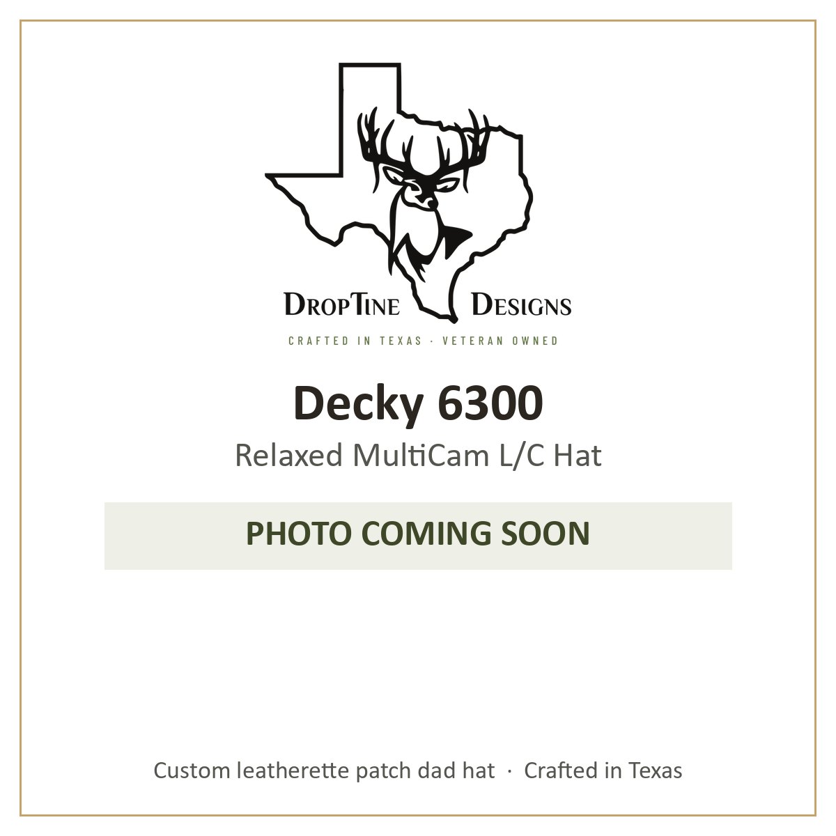 Photo coming soon: Decky 6300 Relaxed MultiCam L/C Hat