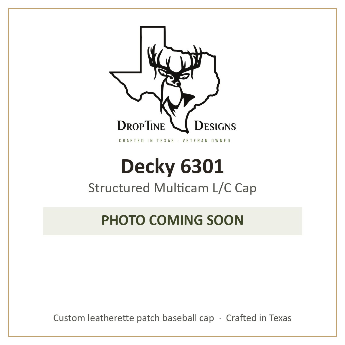 Photo coming soon: Decky 6301 Structured Multicam L/C Cap