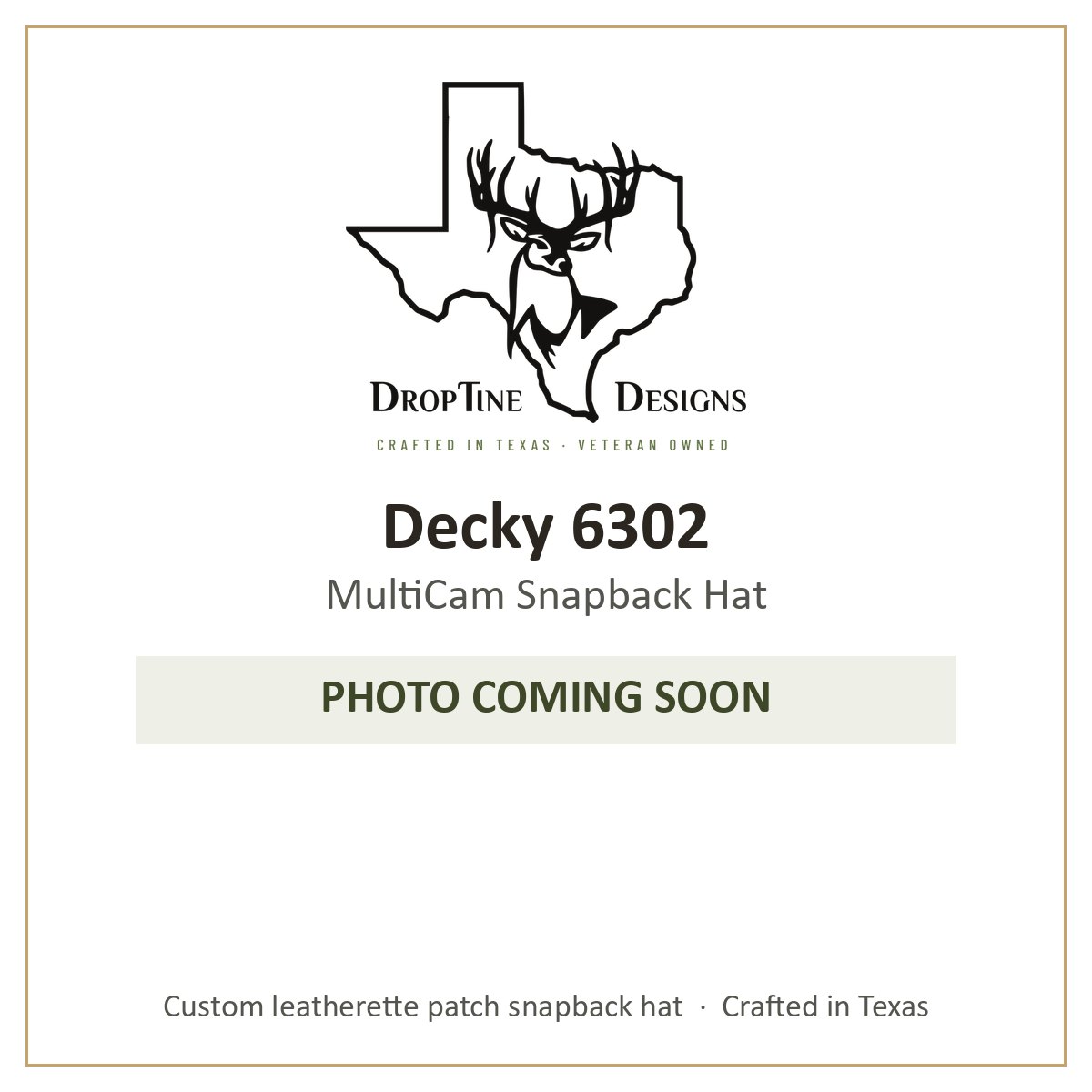Photo coming soon: Decky 6302 MultiCam Snapback Hat