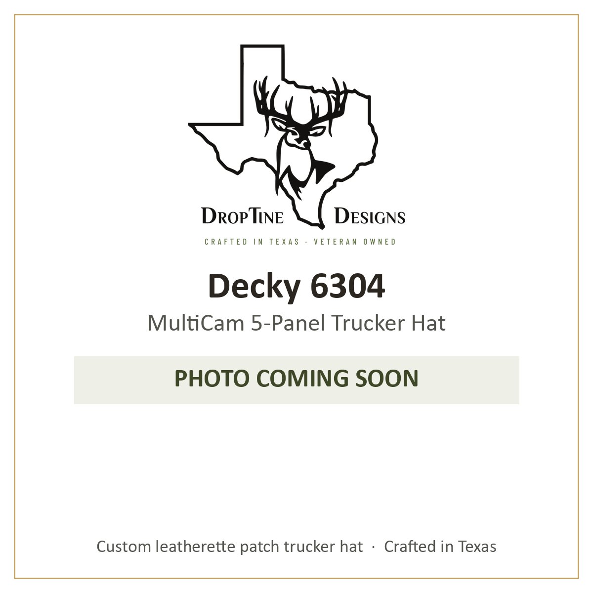 Photo coming soon: Decky 6304 MultiCam 5-Panel Trucker Hat